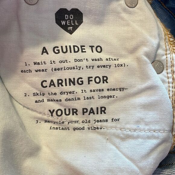 Madewell X ISKO Patchwork Rigid Flare Jeans 27 - Picture 6 of 9